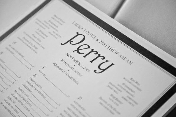 Printable Wedding Seating Chart